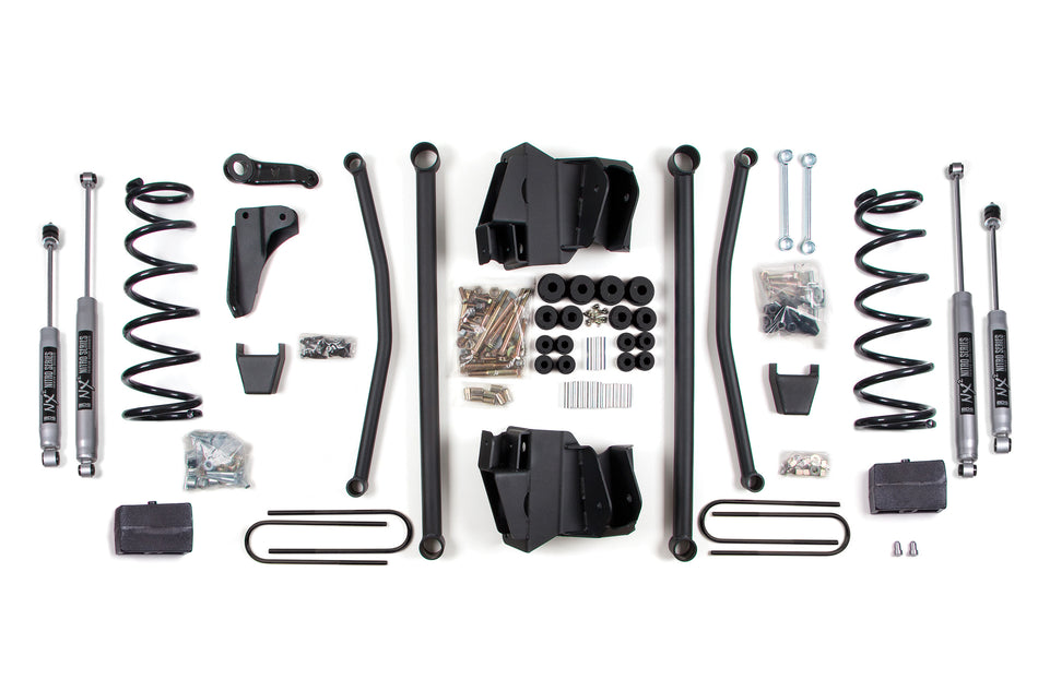4 Inch Lift Kit | Long Arm | Dodge Ram 2500 Power Wagon (2008) 4WD | Gas - BDS Suspension BDS667FS