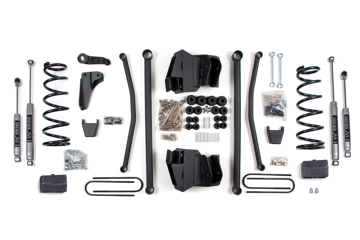 4 Inch Lift Kit | Long Arm | Dodge Ram 2500 Power Wagon (05-07) 4WD | Gas - BDS Suspension BDS669H