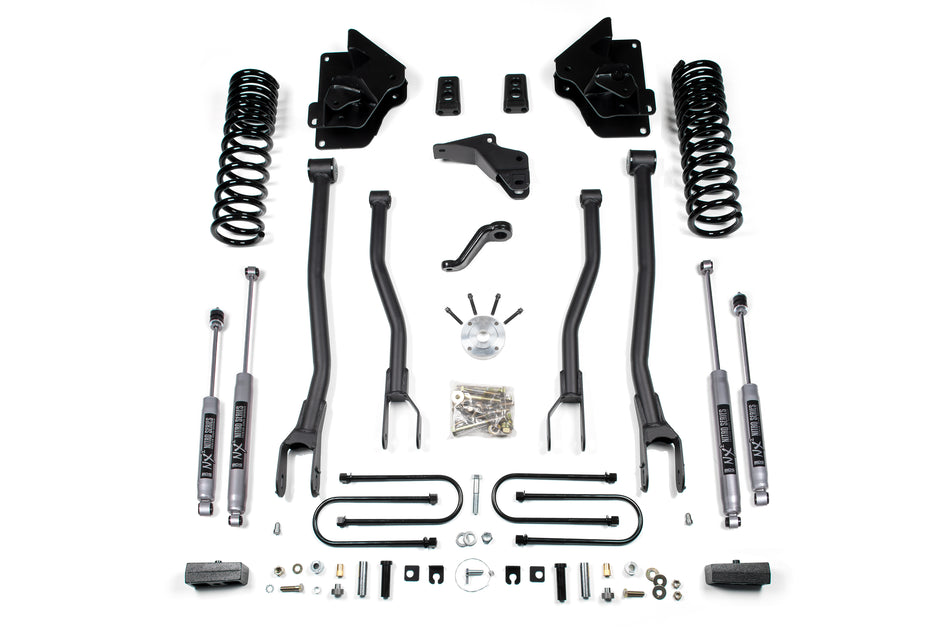 4 Inch Lift Kit w/ 4-Link | Ram 3500 (13-18) 4WD | Diesel - BDS Suspension BDS697FS