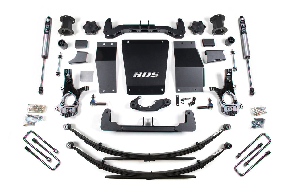 4.5 Inch Lift Kit | Chevy Silverado or GMC Sierra 1500 (07-13) 2WD - BDS Suspension BDS705FS