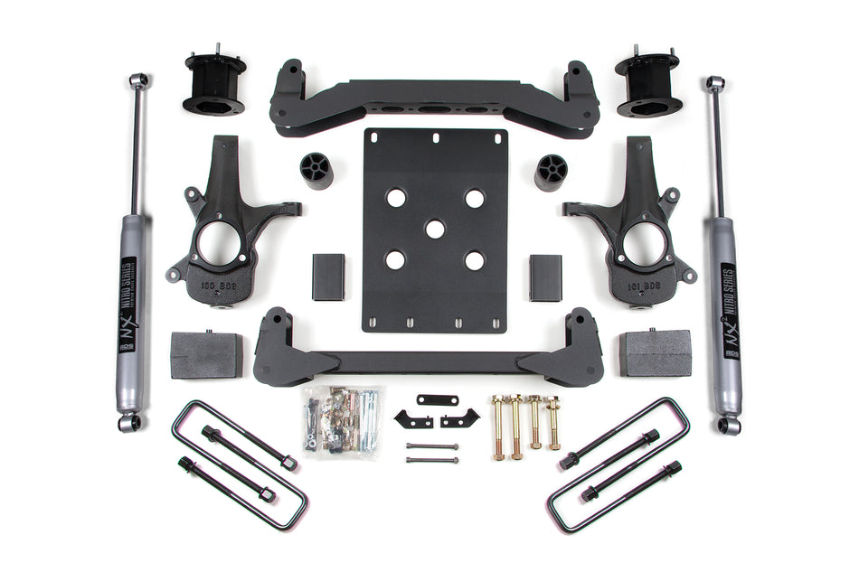 4.5 Inch Lift Kit | Chevy Silverado or GMC Sierra 1500 (07-13) 2WD - BDS Suspension BDS705H