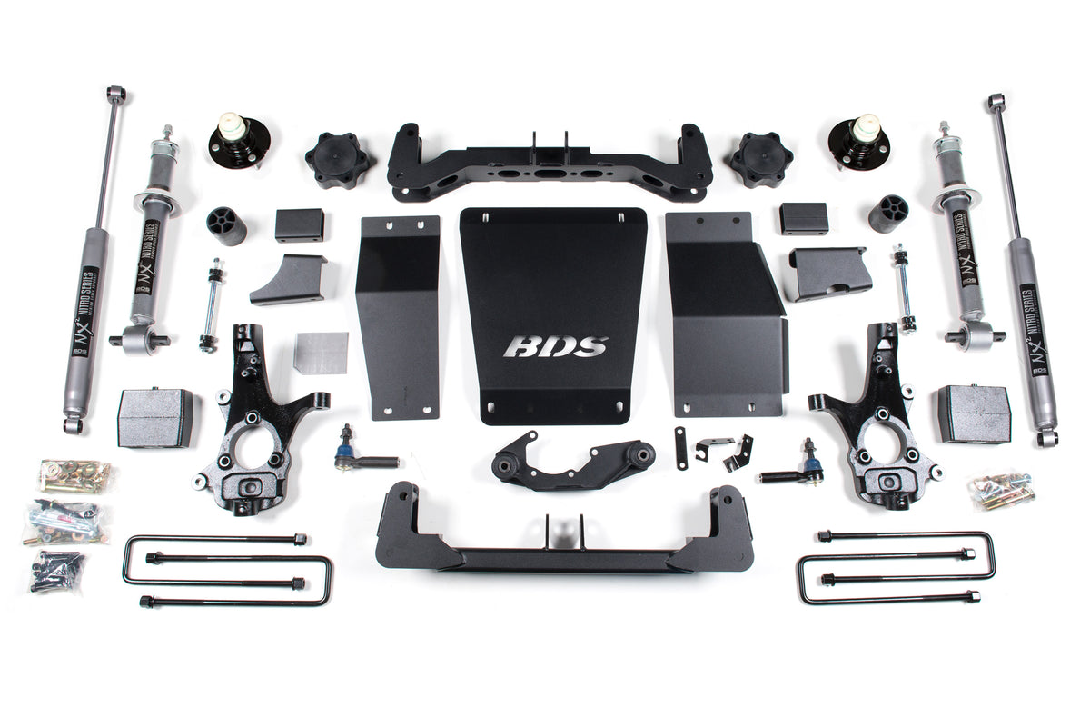 6 Inch Lift Kit | Chevy Silverado or GMC Sierra 1500 (14-18) 4WD - BDS Suspension BDS717H