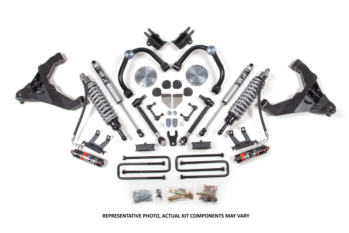 11-19 Chevrolet Silverado 2500HD/3500HD - GMC Sierra 2500HD/3500HD 4WD (Diesel) 3 Inch Coilover Conversion Kit, 2 Inch...