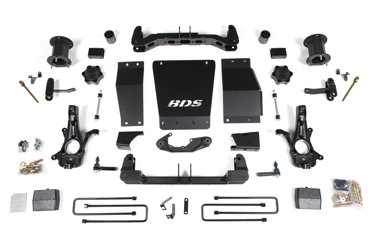 6 Inch Lift Kit | GMC Sierra 1500 (14-18) 4WD | Magneride Equipped - BDS Suspension BDS726H