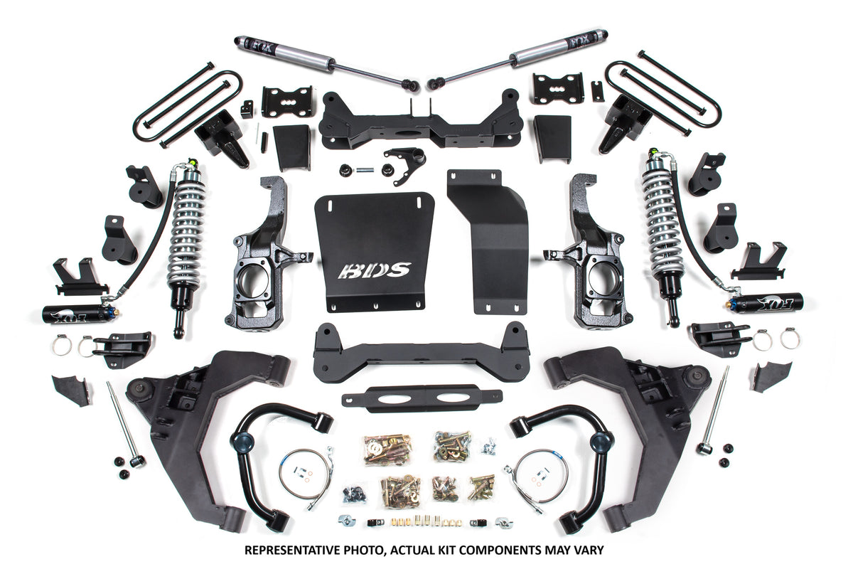 11-19 Chevrolet Silverado 2500HD/3500HD - GMC Sierra 2500HD/3500HD 4WD (Diesel) 6.5 Inch Coilover Conversion Kit, 3 Inch...