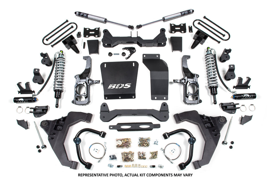 11-19 Chevrolet Silverado 2500HD/3500HD - GMC Sierra 2500HD/3500HD 4WD (Diesel) 6.5 Inch Coilover Conversion Kit, 3 Inch...