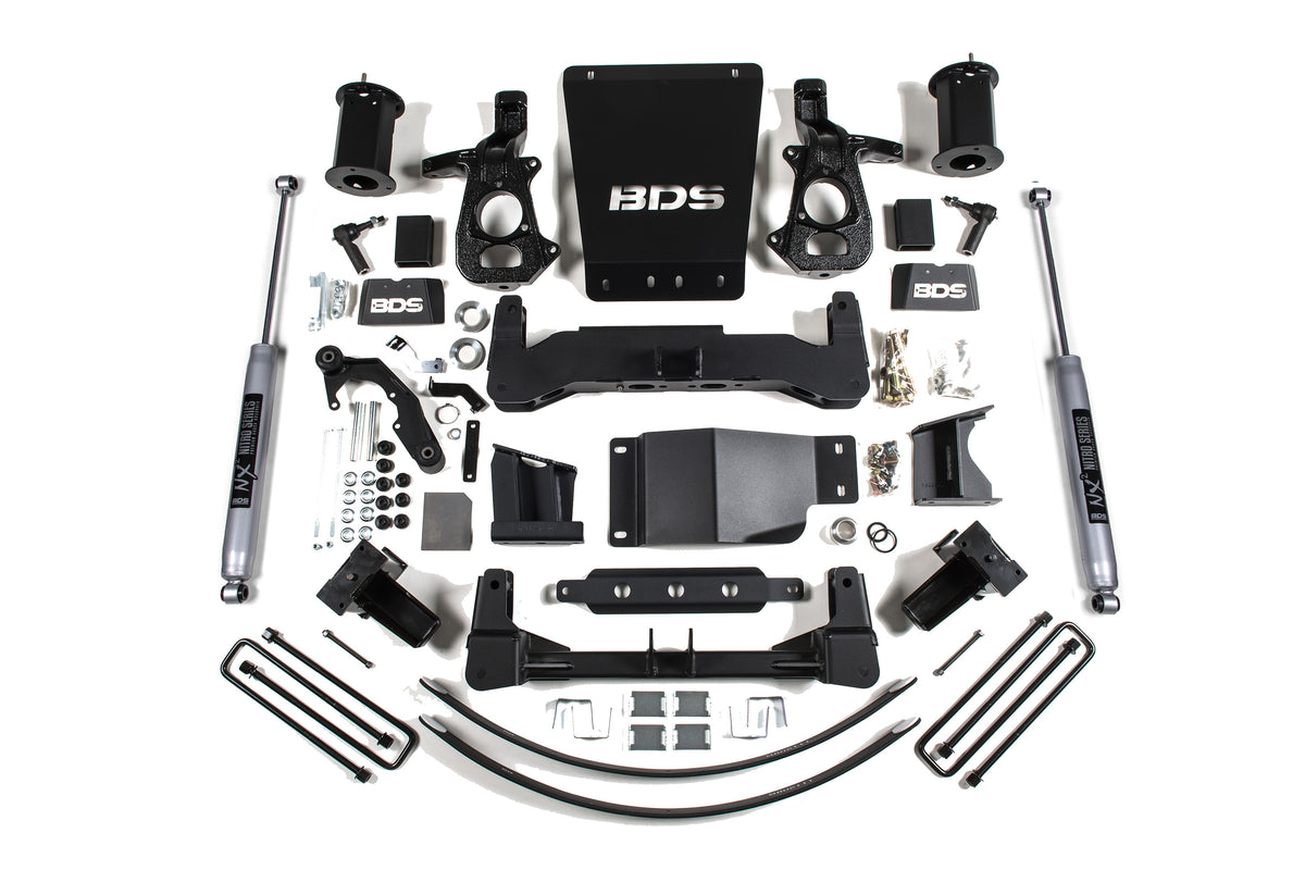 8 Inch Lift Kit | Chevy Silverado or GMC Sierra 1500 (14-18) 4WD - BDS Suspension BDS744H