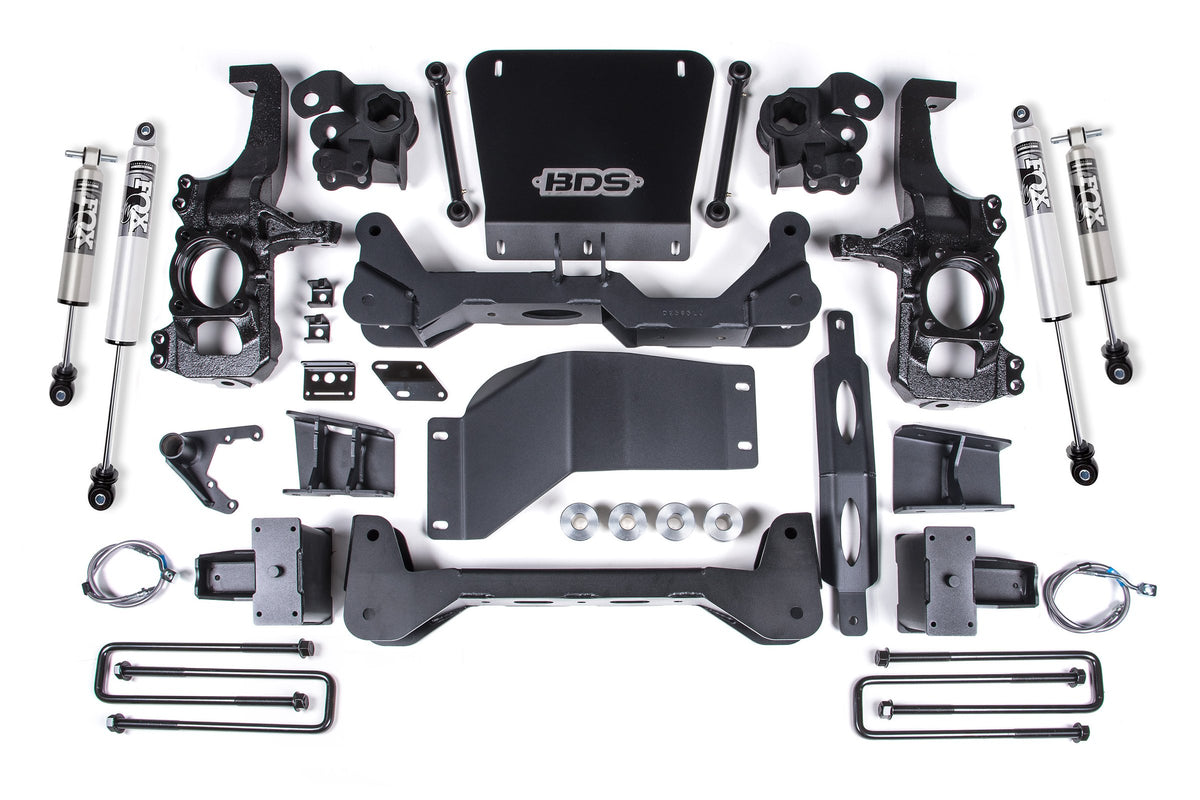 6.5 Inch Lift Kit | FOX 2.5 HTO Performance Series | Chevy Silverado or GMC Sierra 2500HD/3500HD (20-26) 4WD - BDS...
