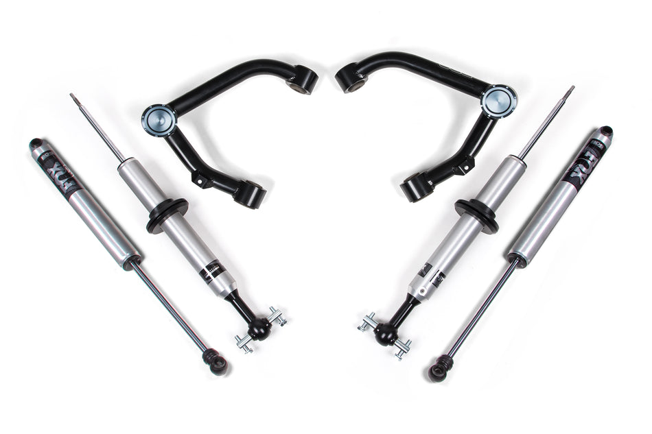2 Inch Leveling Kit | FOX 2.0 Snap Ring Strut | Chevy Silverado or GMC Sierra 1500 (14-18) 4WD - BDS Suspension BDS758FSR
