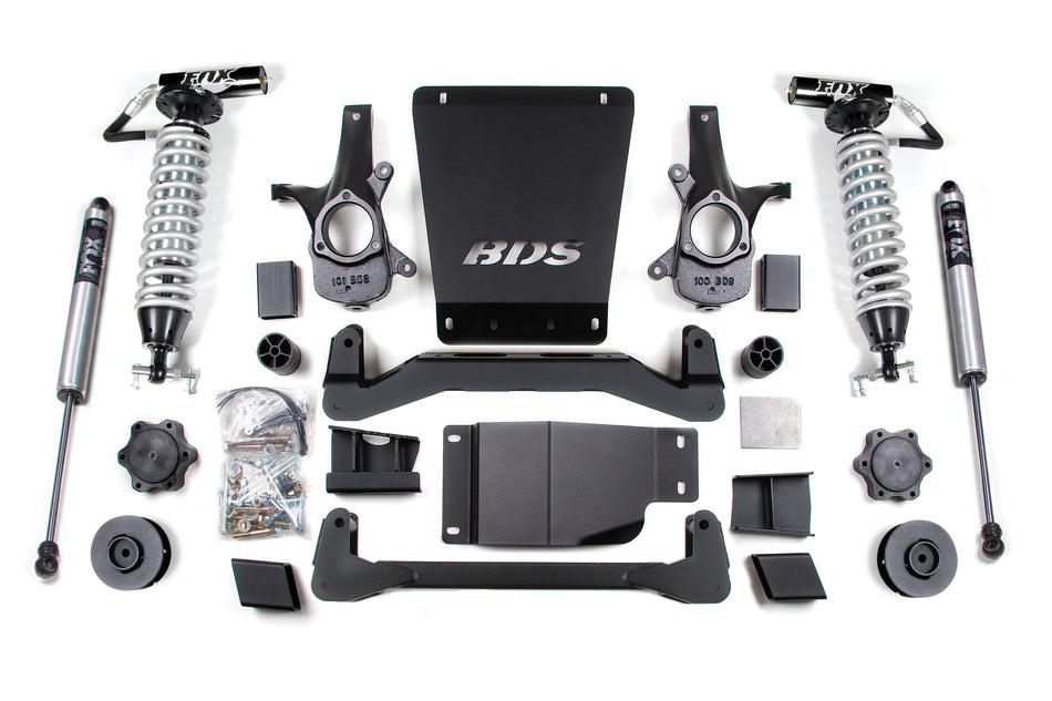 4 Inch Lift Kit | FOX 2.5 Coil-Over | Chevy/GMC Avalanche, Suburban, Tahoe, or Yukon 1500 (07-14) 4WD - BDS Suspension...