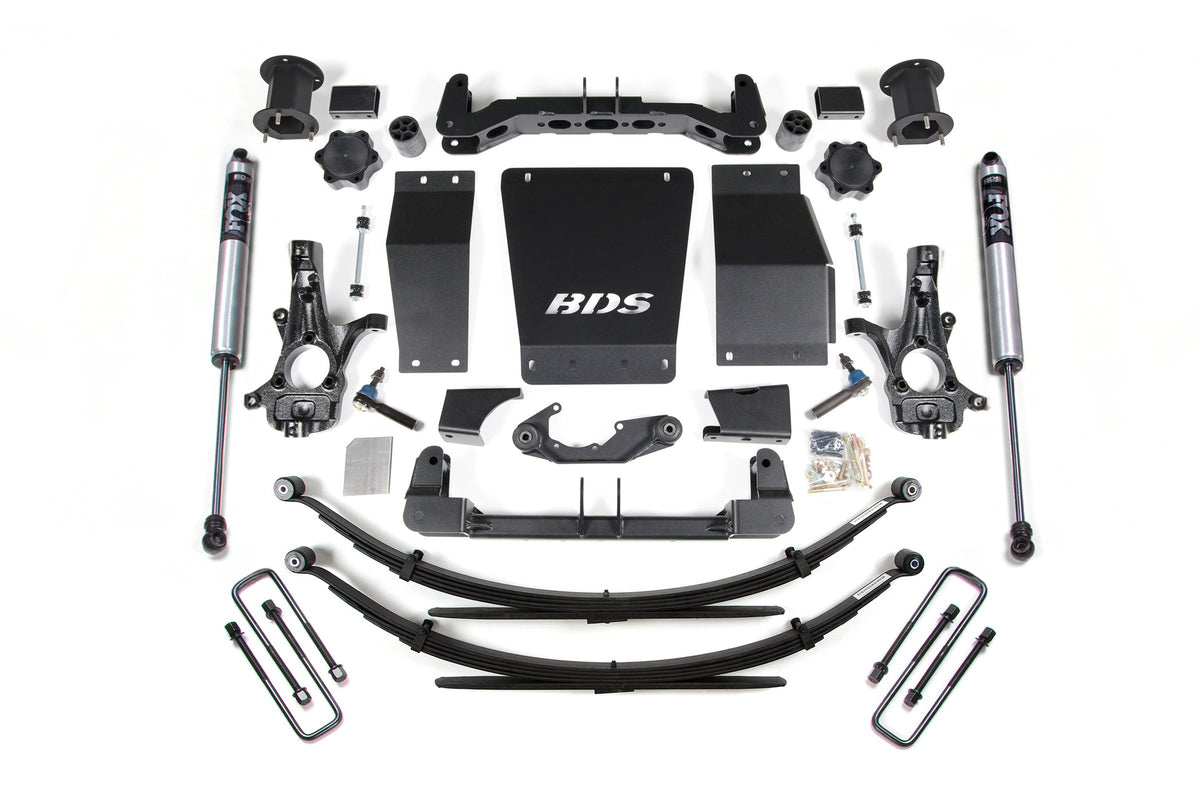 14-18 Chevrolet Silverado 1500 - GMC Sierra 1500 4WD 4.5 Inch Suspension Lift Kit (Aluminum / Stamped Steel), 4 Inch Rear...