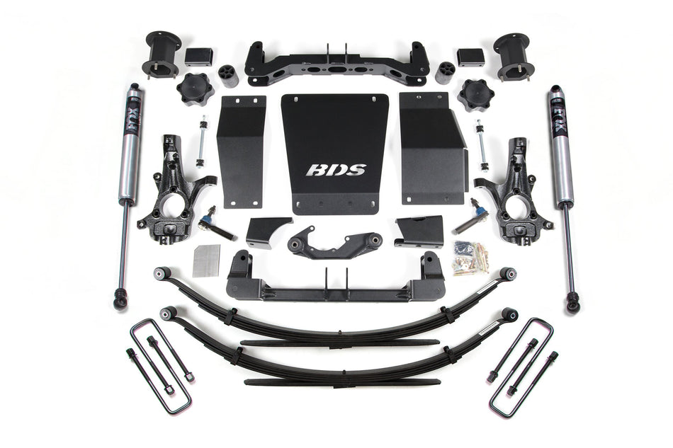 14-18 Chevrolet Silverado 1500 - GMC Sierra 1500 4WD 4.5 Inch Suspension Lift Kit (Aluminum / Stamped Steel), 4 Inch Rear...
