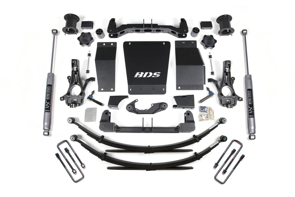 14-18 Chevrolet Silverado 1500 - GMC Sierra 1500 4WD 4.5 Inch Suspension Lift Kit (Aluminum / Stamped Steel), 4 Inch Rear...