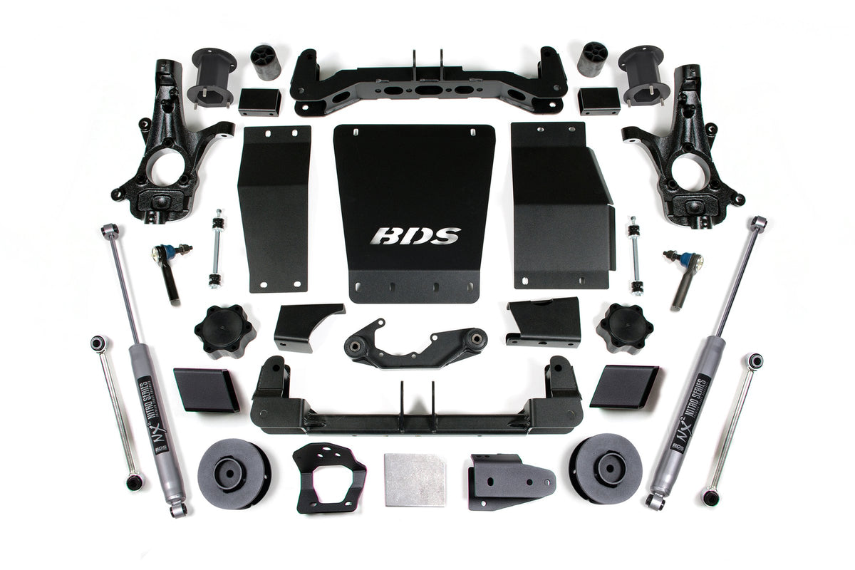 15-20 Chevrolet SUV - GMC SUV 4WD 4.5 Inch Suspension Lift Kit (Aluminum / Stamped Steel), 3 Inch Rear Lift, Spacer, NX2...