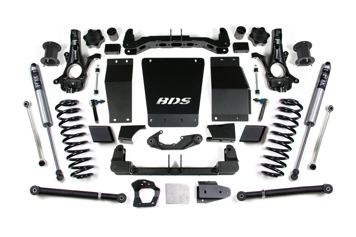 15-20 Chevrolet SUV - GMC SUV 4WD 6 Inch Suspension Lift Kit (Aluminum / Stamped Steel), 5 Inch Rear Lift, Coil Spring,...