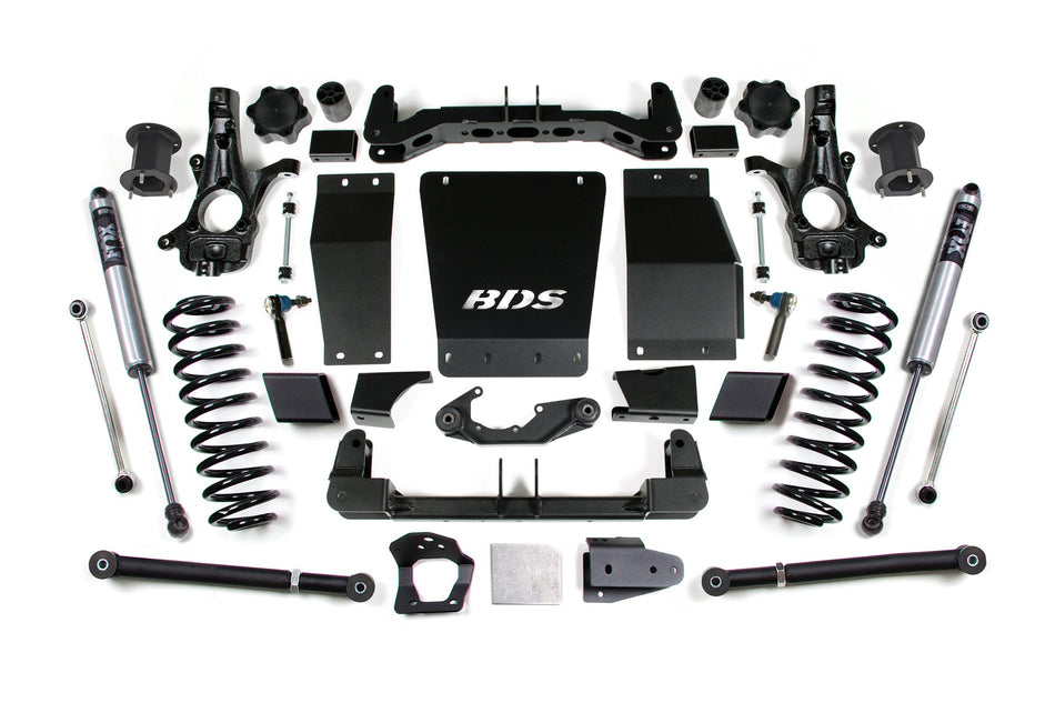 15-20 Chevrolet SUV - GMC SUV 4WD 6 Inch Suspension Lift Kit (Aluminum / Stamped Steel), 5 Inch Rear Lift, Coil Spring,...