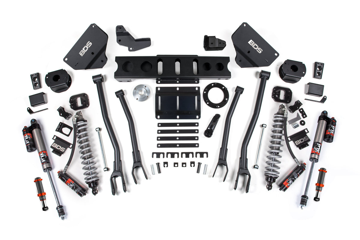 6 Inch Lift Kit w/ 4-Link | FOX 2.5 Coil-Over Conversion - Performance Elite | Ram 2500 (14-18) 4WD | Diesel - BDS...