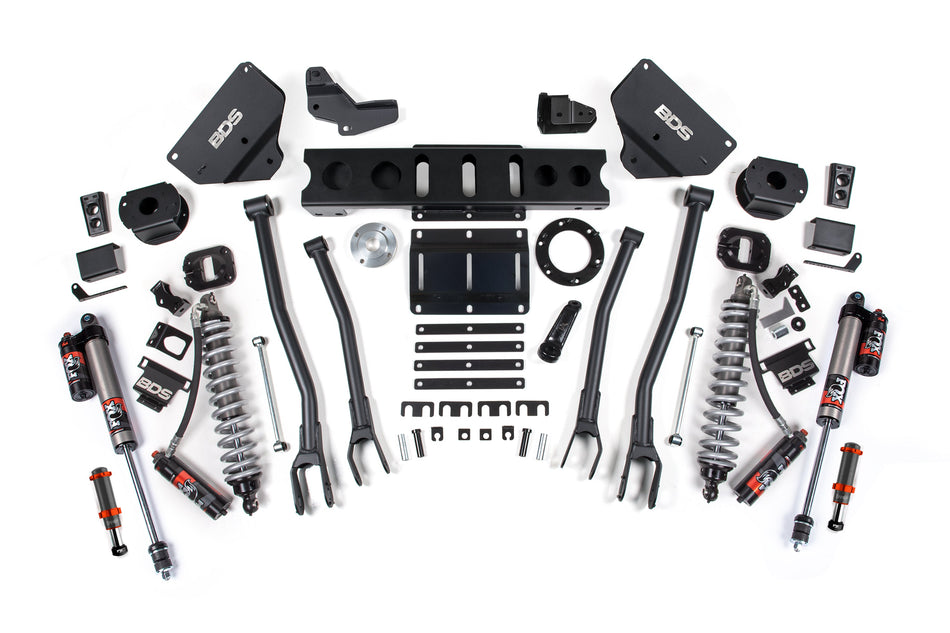 6 Inch Lift Kit w/ 4-Link | FOX 2.5 Coil-Over Conversion - Performance Elite | Ram 2500 (14-18) 4WD | Diesel - BDS...