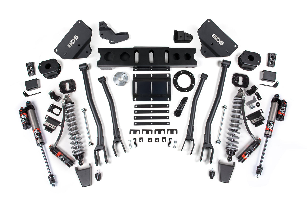 6 Inch Lift Kit w/ 4-Link | FOX 2.5 Coil-Over Conversion - Performance Elite | Ram 2500 (14-18) 4WD | Diesel - BDS...