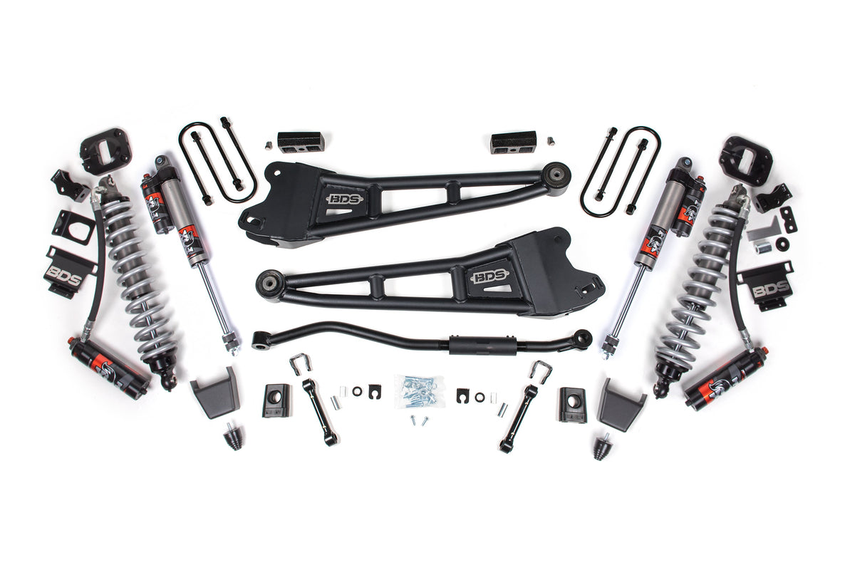 3 Inch Lift Kit w/ Radius Arm | FOX 2.5 Coil-Over Conversion - Performance Elite | Ram 3500 (13-18) 4WD | Diesel - BDS...
