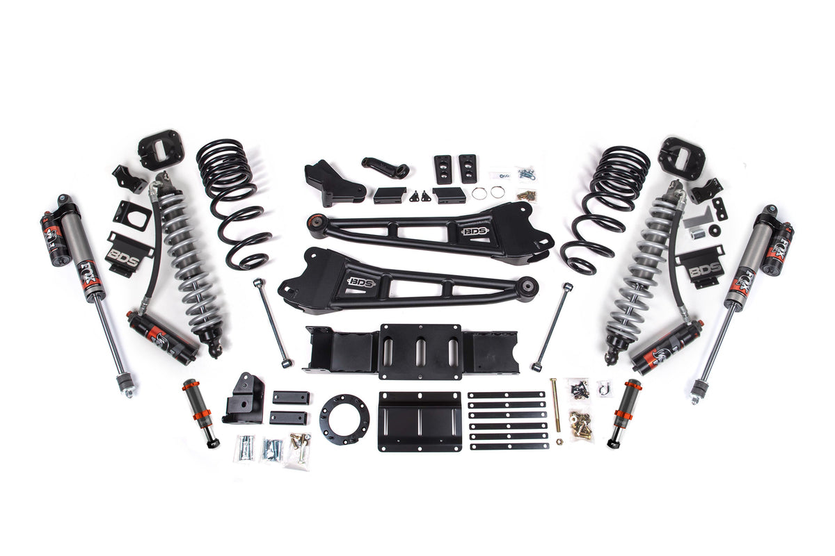 4 Inch Lift Kit w/ Radius Arm | FOX 2.5 Coil-Over Conversion - Performance Elite | Ram 2500 (19-24) 4WD | Diesel - BDS...