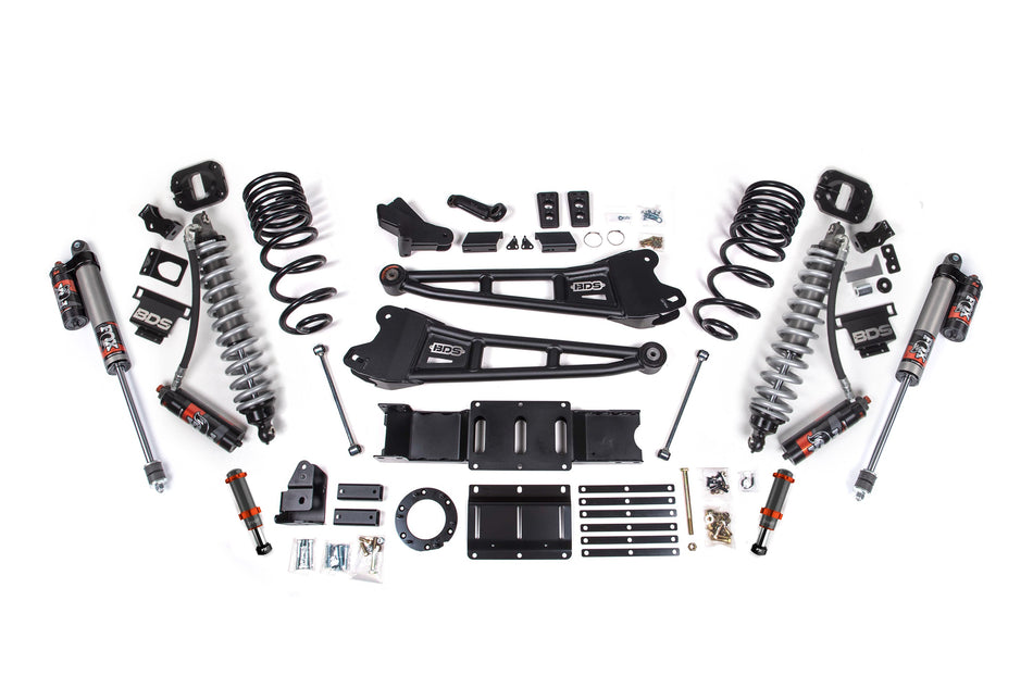 4 Inch Lift Kit w/ Radius Arm | FOX 2.5 Coil-Over Conversion - Performance Elite | Ram 2500 (19-24) 4WD | Diesel - BDS...