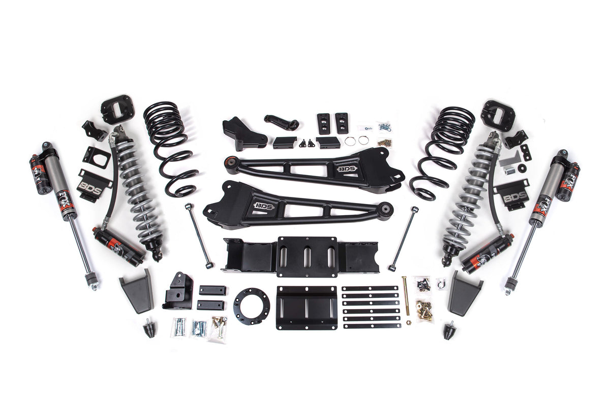 4 Inch Lift Kit w/ Radius Arm | FOX 2.5 Coil-Over Conversion - Performance Elite | Ram 2500 (19-24) 4WD | Diesel - BDS...