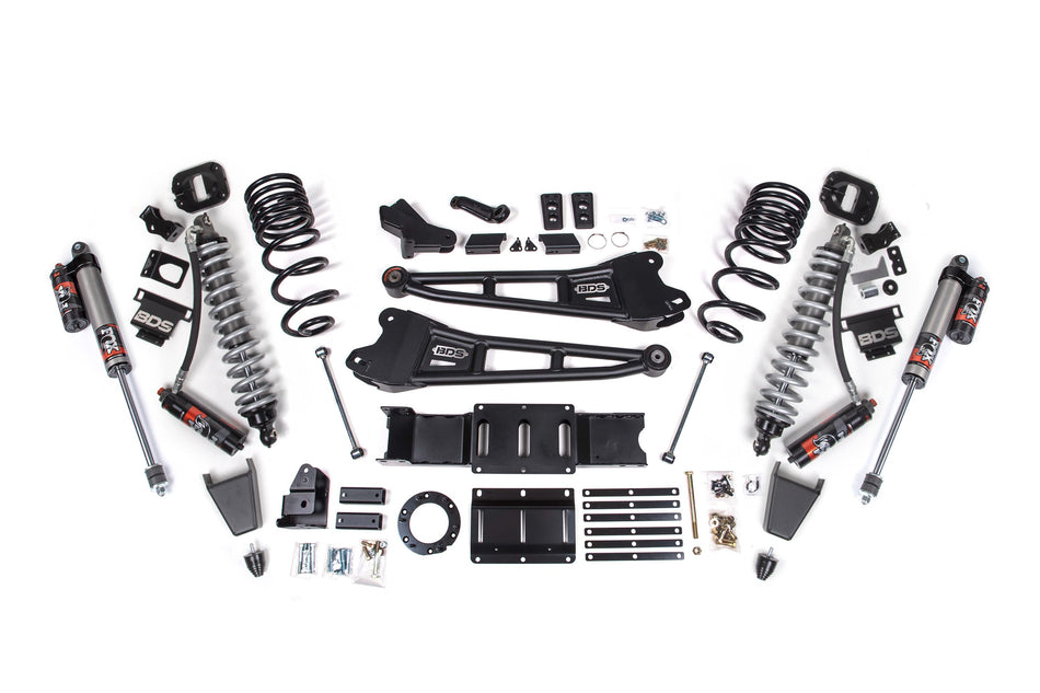 4 Inch Lift Kit w/ Radius Arm | FOX 2.5 Coil-Over Conversion - Performance Elite | Ram 2500 (19-24) 4WD | Diesel - BDS...
