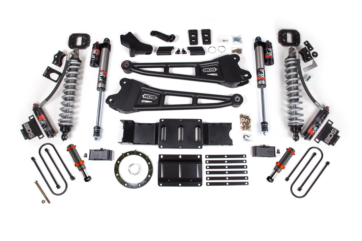 6 Inch Lift Kit w/ Radius Arm | FOX 2.5 Coil-Over Conversion - Performance Elite | Ram 3500 (19-24) 4WD | Diesel - BDS...