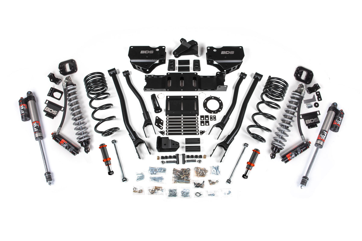 6 Inch Lift Kit w/ 4-Link | FOX 2.5 Coil-Over Conversion - Performance Elite | Ram 2500 (19-24) 4WD | Diesel - BDS...