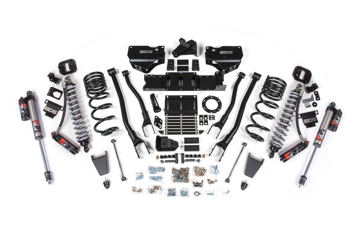 6 Inch Lift Kit w/ 4-Link | FOX 2.5 Coil-Over Conversion - Performance Elite | Ram 2500 (19-24) 4WD | Diesel - BDS...