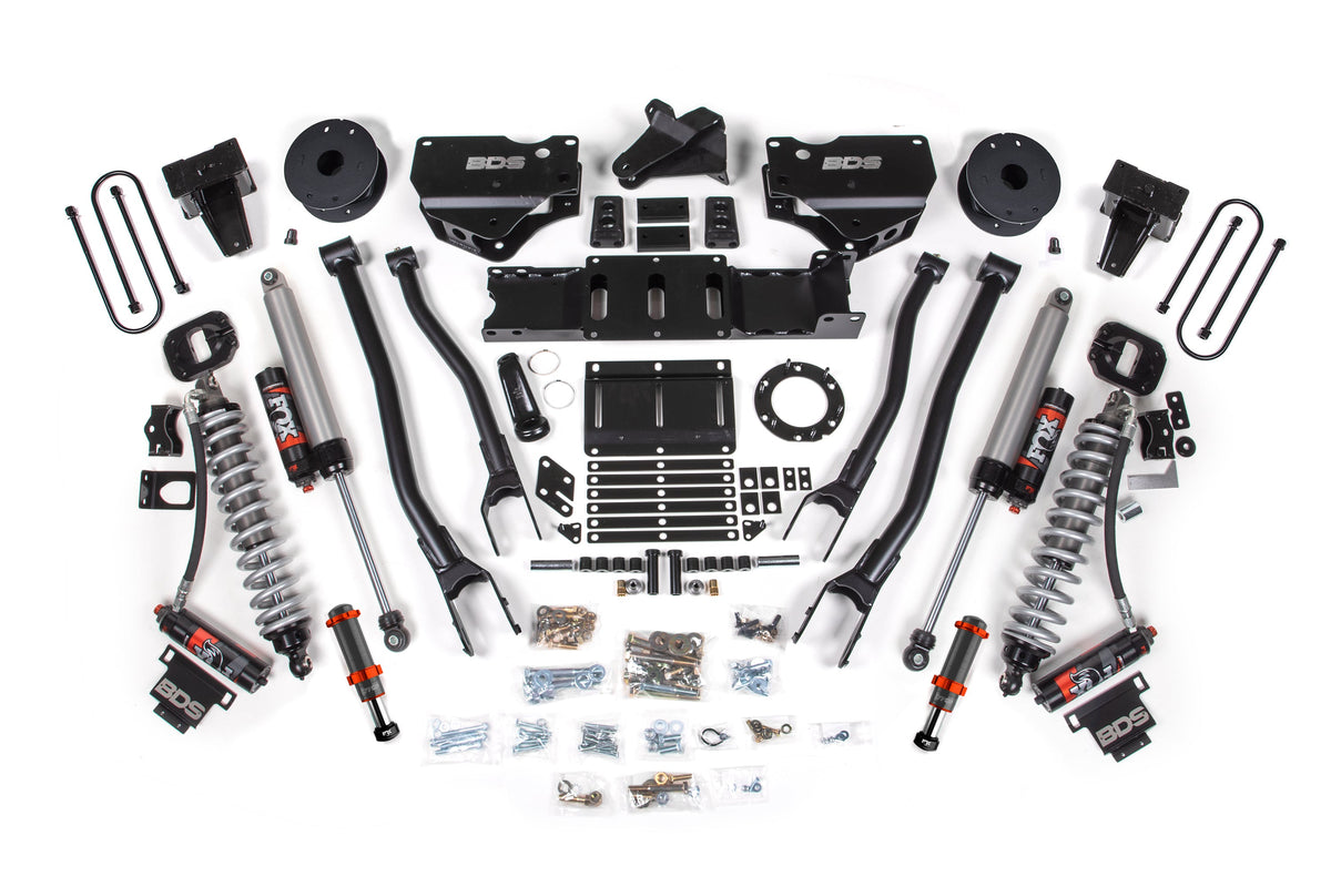 6 Inch Lift Kit w/ 4-Link | FOX 2.5 Coil-Over Conversion - Performance Elite | Ram 3500 (19-24) 4WD | Diesel - BDS...