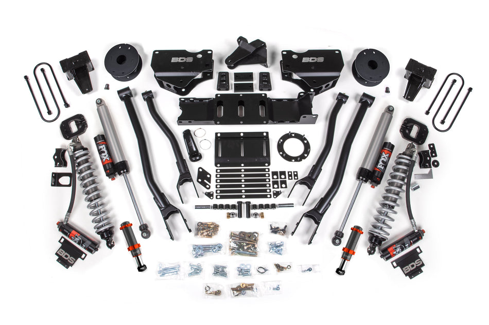 6 Inch Lift Kit w/ 4-Link | FOX 2.5 Coil-Over Conversion - Performance Elite | Ram 3500 (19-24) 4WD | Diesel - BDS...