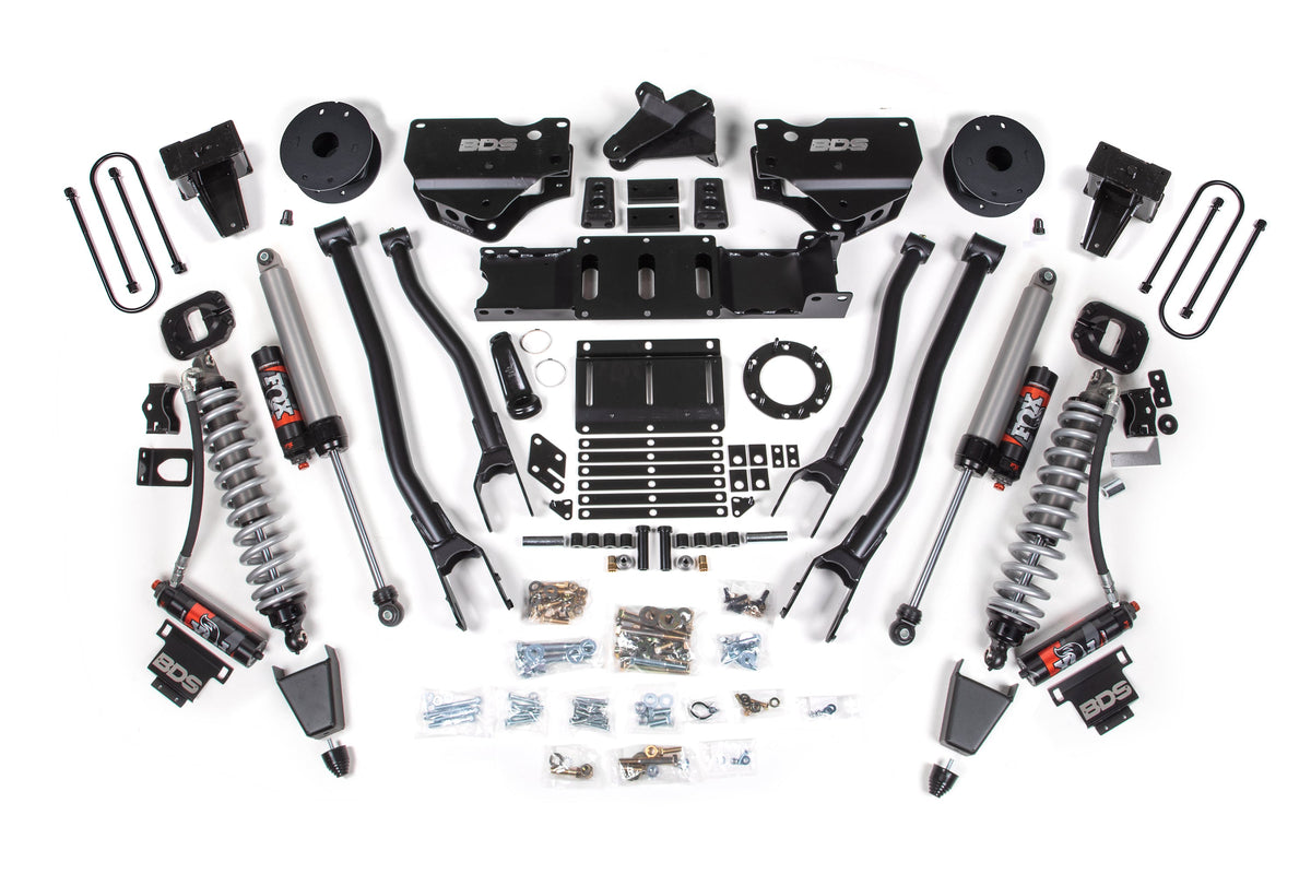 6 Inch Lift Kit w/ 4-Link | FOX 2.5 Coil-Over Conversion - Performance Elite | Ram 3500 (19-24) 4WD | Diesel - BDS...