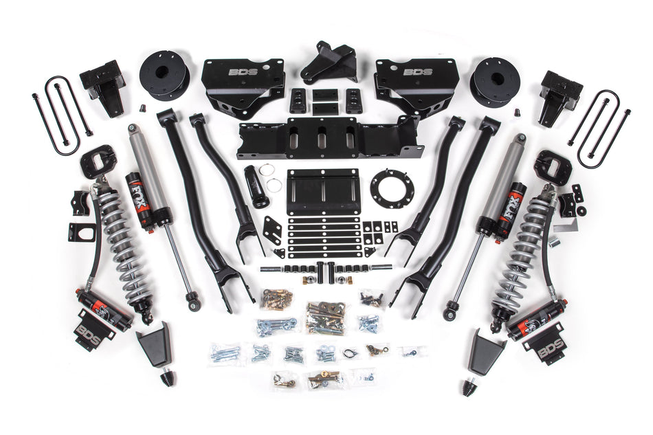 6 Inch Lift Kit w/ 4-Link | FOX 2.5 Coil-Over Conversion - Performance Elite | Ram 3500 (19-24) 4WD | Diesel - BDS...