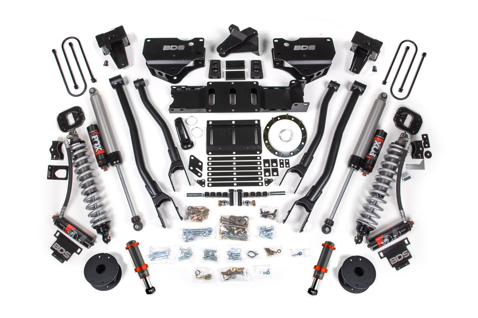 6 Inch Lift Kit w/ 4-Link | FOX 2.5 Coil-Over Conversion - Performance Elite | Ram 3500 (19-24) 4WD | Diesel - BDS...