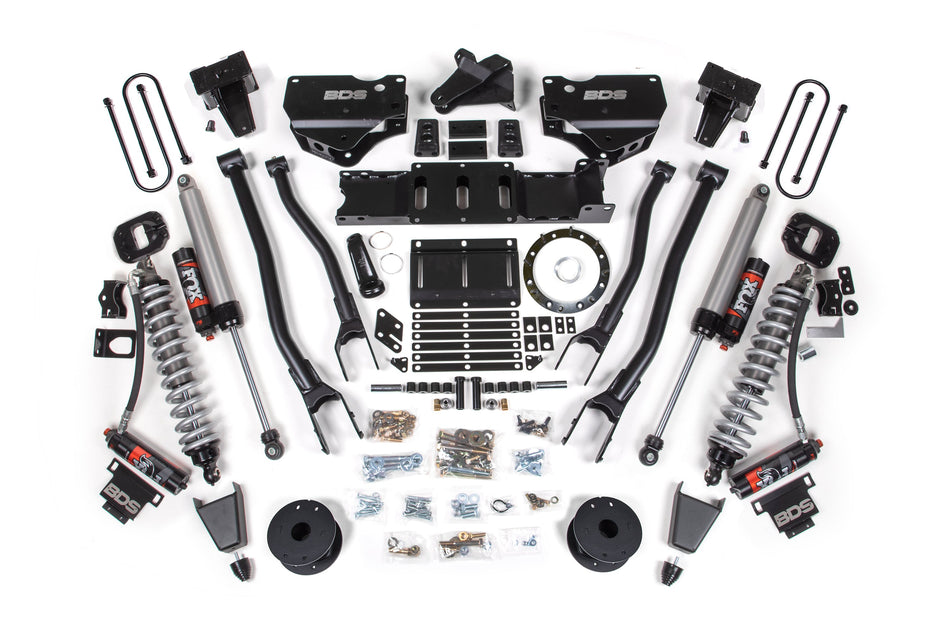 6 Inch Lift Kit w/ 4-Link | FOX 2.5 Coil-Over Conversion - Performance Elite | Ram 3500 (19-24) 4WD | Diesel - BDS...