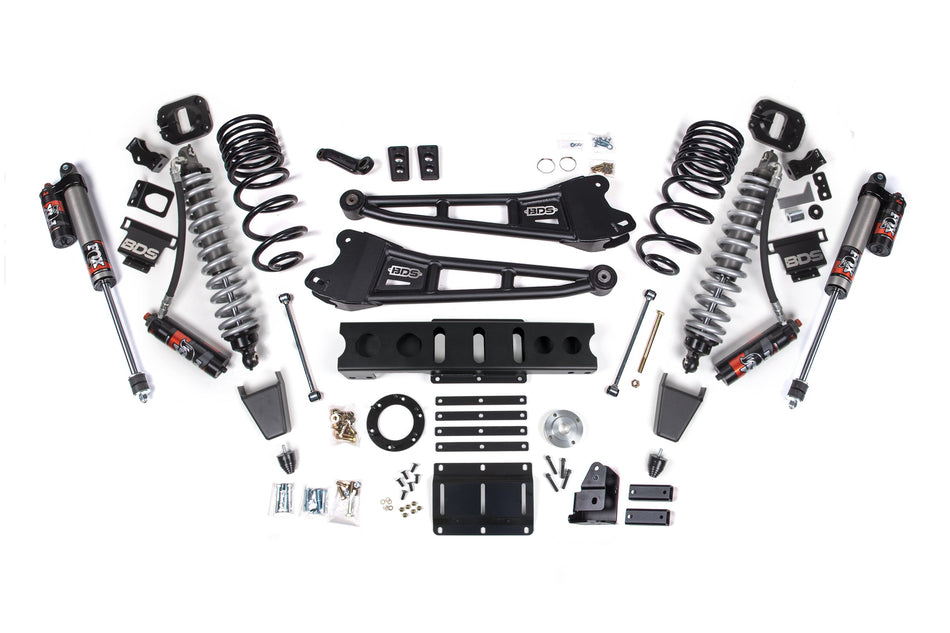 6 Inch Lift Kit w/ 4-Link | FOX 2.5 Coil-Over Conversion - Performance Elite | Ram 3500 (13-18) 4WD | Diesel - BDS...