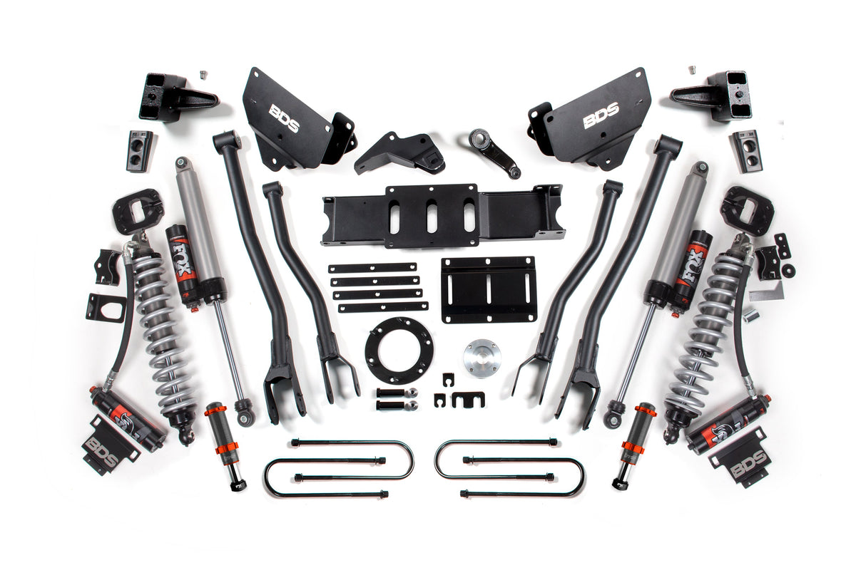 6 Inch Lift Kit w/ 4-Link | FOX 2.5 Coil-Over Conversion - Performance Elite | Ram 3500 (13-18) 4WD | Diesel - BDS...