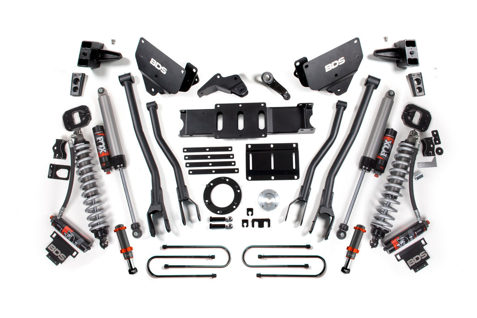 6 Inch Lift Kit w/ 4-Link | FOX 2.5 Coil-Over Conversion - Performance Elite | Ram 3500 (13-18) 4WD | Diesel - BDS...