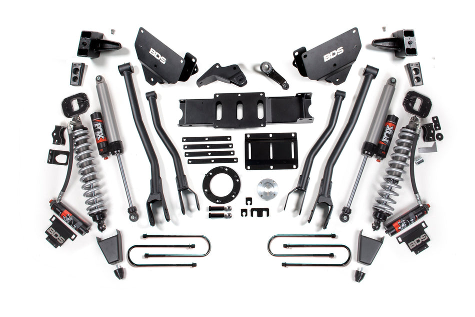 6 Inch Lift Kit w/ 4-Link | FOX 2.5 Coil-Over Conversion - Performance Elite | Ram 3500 (13-18) 4WD | Diesel - BDS...