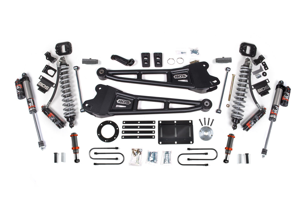 6 Inch Lift Kit w/ Radius Arm | FOX 2.5 Coil-Over Conversion - Performance Elite | Ram 3500 (13-18) 4WD | Diesel - BDS...