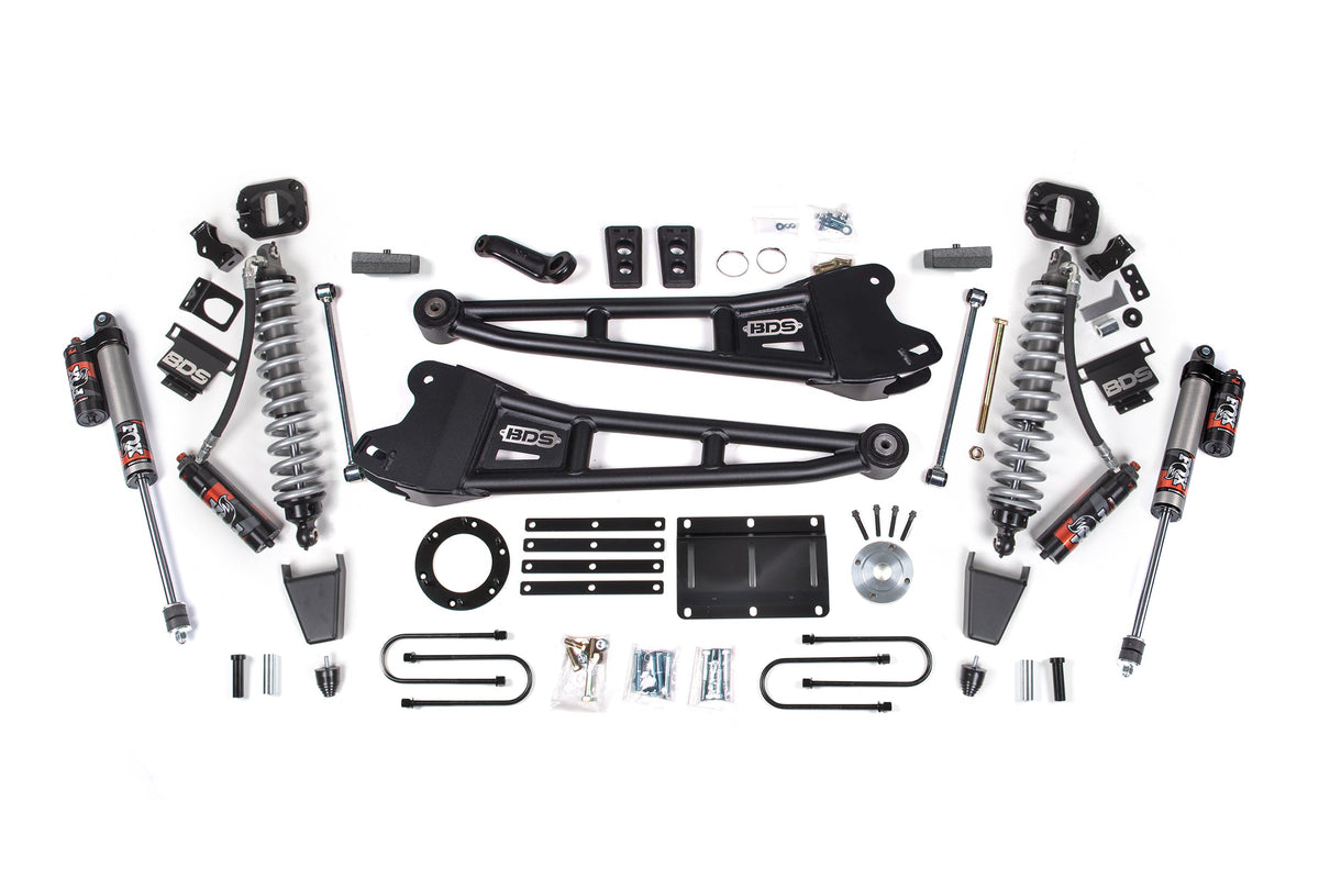 6 Inch Lift Kit w/ Radius Arm | FOX 2.5 Coil-Over Conversion - Performance Elite | Ram 3500 (13-18) 4WD | Diesel - BDS...