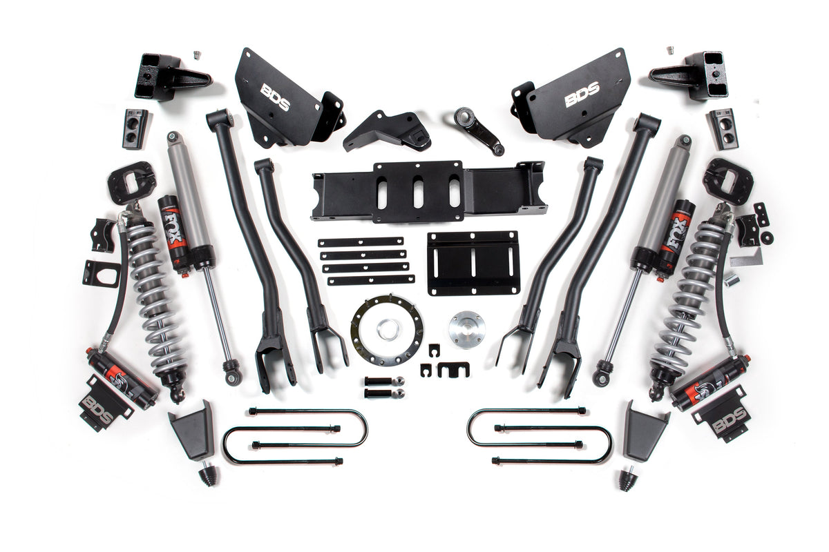 6 Inch Lift Kit w/ 4-Link | FOX 2.5 Coil-Over Conversion - Performance Elite | Ram 3500 (13-18) 4WD | Diesel - BDS...