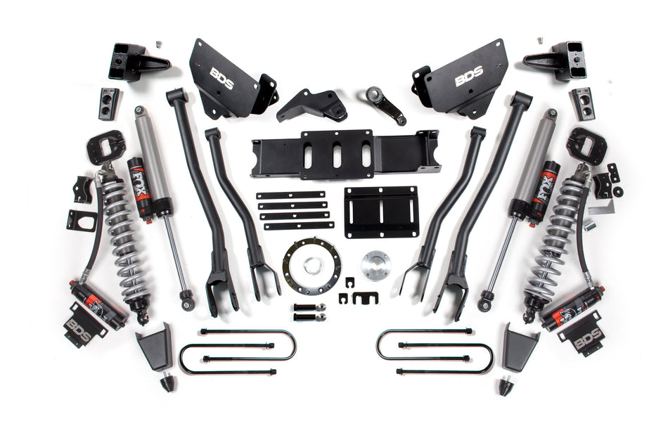 6 Inch Lift Kit w/ 4-Link | FOX 2.5 Coil-Over Conversion - Performance Elite | Ram 3500 (13-18) 4WD | Diesel - BDS...