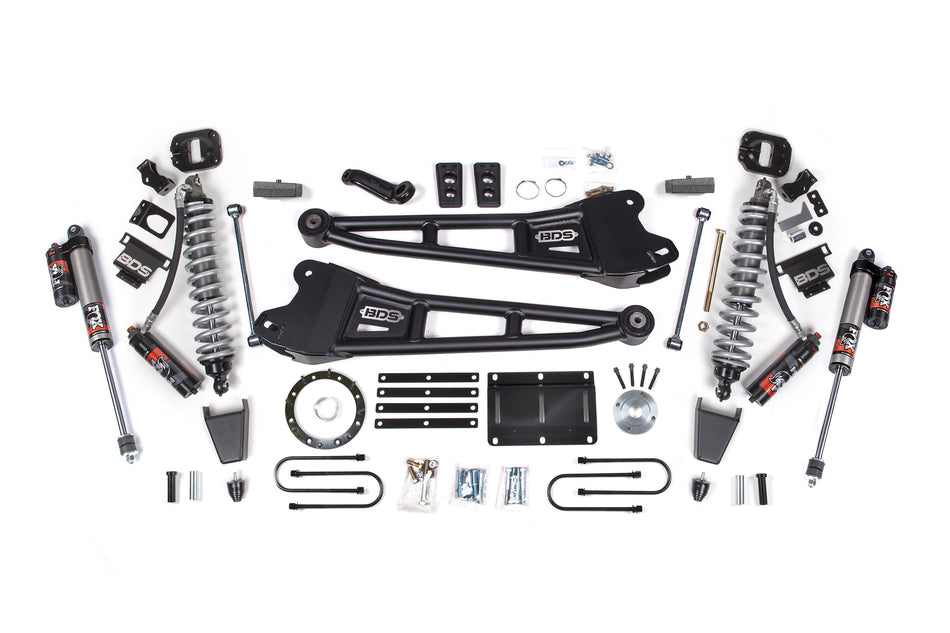 6 Inch Lift Kit w/ Radius Arm | FOX 2.5 Coil-Over Conversion - Performance Elite | Ram 3500 (13-18) 4WD | Diesel - BDS...