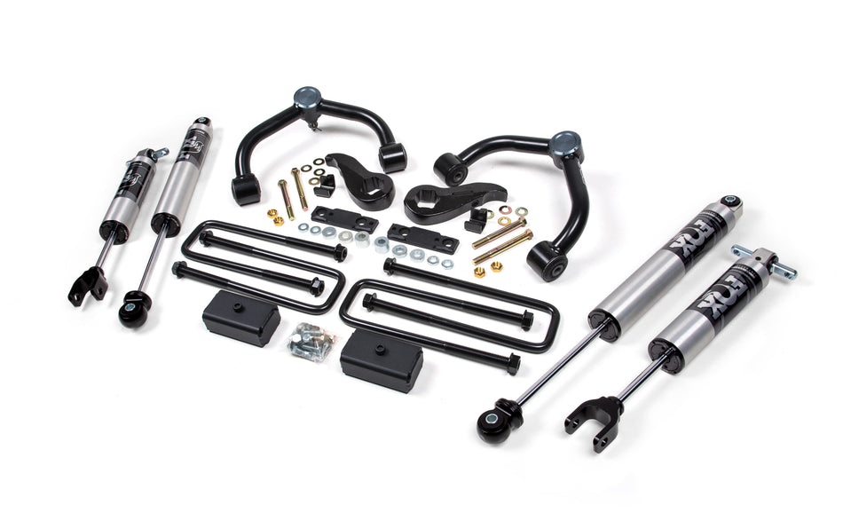 3 Inch Lift Kit | FOX 2.5 Performance Series w/ HTO | Chevy Silverado or GMC Sierra 2500HD/3500HD (20-26) - BDS...
