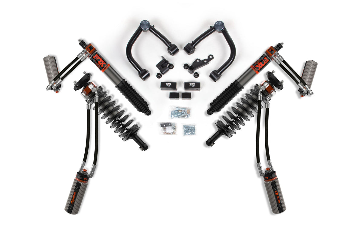 22 Toyota Tundra TRD Pro 4WD, 0 Inch Coilover Upgrade Kit, 0 Inch Rear Lift - Fox 3.0 Factory Race Series IBP C/O Front,...