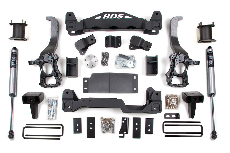 6 Inch Lift Kit | Ford F150 (2014) 4WD - BDS Suspension BDS1503H