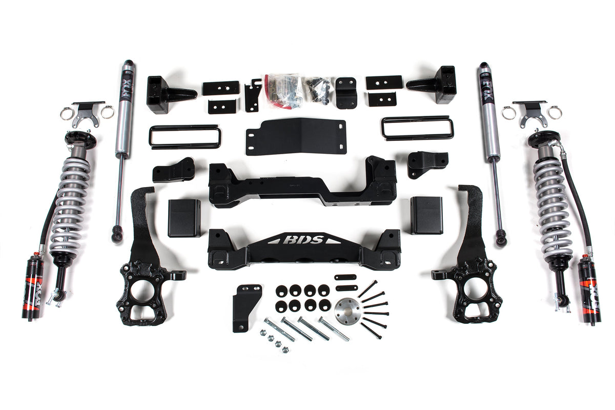 4 Inch Lift Kit | FOX 2.5 Performance Elite Coil-Over | Ford F150 (15-20) 4WD - BDS Suspension BDS1533FPE
